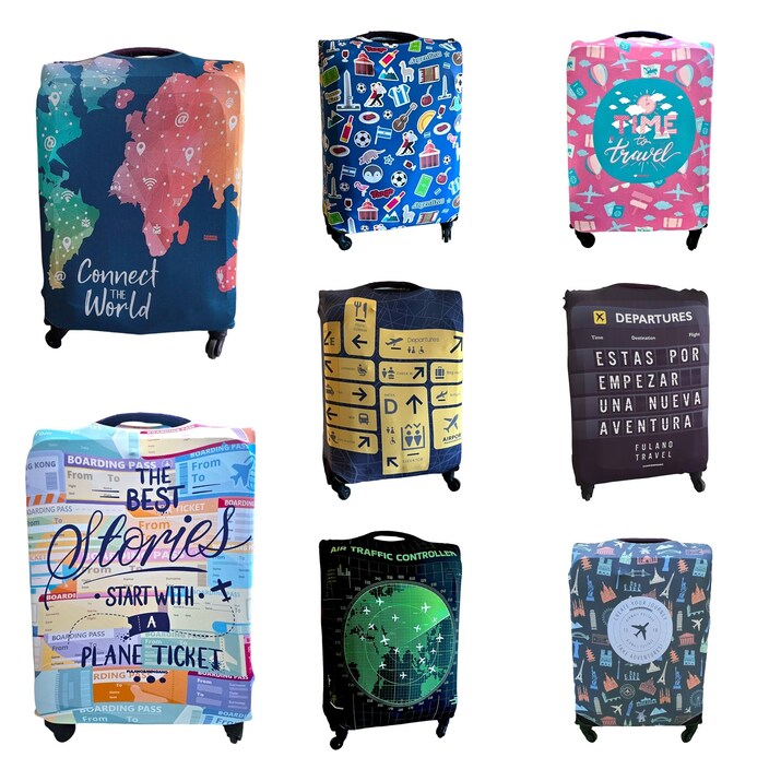 PACK X 5 FUNDAS PARA VALIJA XL - SURTIDAS